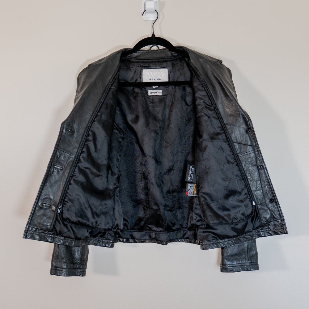 EUC Wilsons Leather Maxima Women's Jacket - Size M - Picture 8 of 15